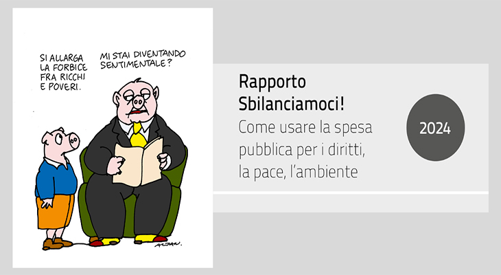 rapporto sbilanciamoci 2024